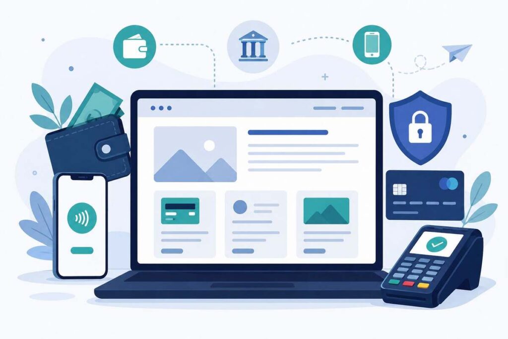 Webpayblog Com blog concept showing digital payments, fintech tools, and online transaction security